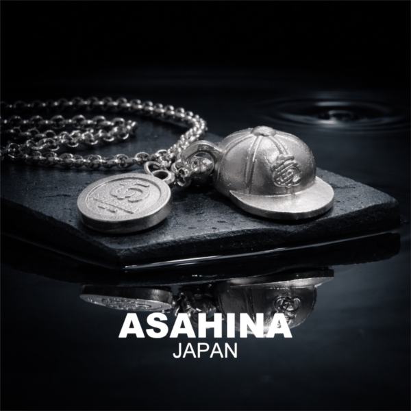 ASAHINA　ひらがなロゴ　キャップ　ネックレス　SV925シルバー 【AN001-50】【AN001-60】